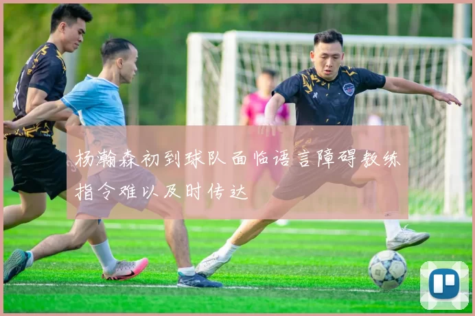 杨瀚森初到球队面临语言障碍教练指令难以及时传达